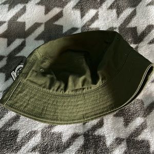 Green bucket hat